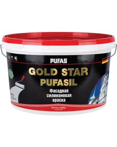 Gold Star il base D под колеровку краска фасадная силиконовая 10л Pufas