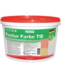 Textur Farbe краска текстурная 0 5 мм 9л 16кг Pufas