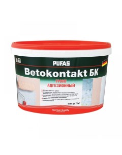 Грунтовка Бетоконтакт БК для внутренних работ 15кг для повышения адгезии мороз Pufas