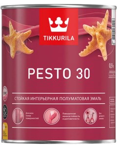 Pesto 30 base A эмаль по металлу и дереву полуматовая 0 9л Tikkurila