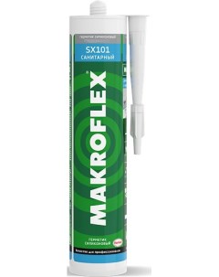 Герметик Санитарный силиконовый SX101 бесцветный 0 29л Makroflex