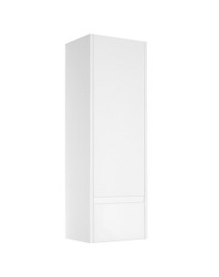 Шкаф пенал Монако 36 Plus подвесной осина белый лакобель Style line