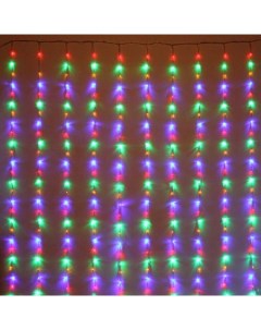 Световая гирлянда новогодняя Водопад 725 580 3 м разноцветный RGB Серпантин