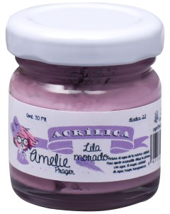 Акриловая краска лиловый 30 мл Amelie
