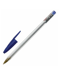 Ручка шариковая Basic Budget BP 04 синяя 4 шт Staff