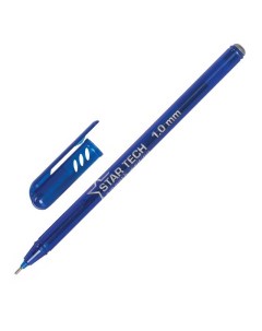 Ручка шариковая Star Tech масляная синяя 10 шт Pensan