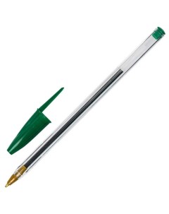 Ручка шариковая Basic BP 01 зеленая Staff