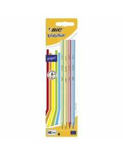 Карандаш чернографитовый Evolution Stripes 10 шт Bic