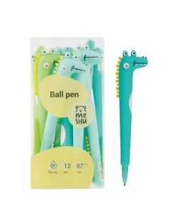 Ручка шариковая Ball Pen Alligators синяя Meshu