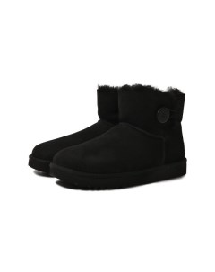 Замшевые полусапоги Mini Bailey Button II Ugg