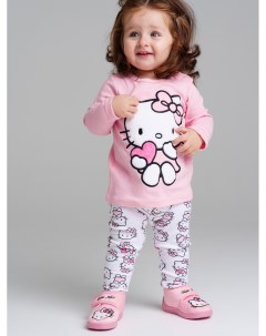 Комплект детский трикотажный для девочек фуфайка футболка брюки легинсы Playtoday newborn-baby