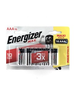 Батарейка max LR03 AAA BP16 1шт Energizer