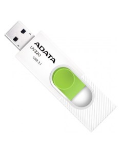 Накопитель USB 3 2 512GB AUV320 512G RWHGN UV320 белый зеленый Adata
