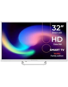 Телевизор TDTV32BS02H_WE white HD Smart TV DVB T2 C S2 3 HDMI 2 USB Topdevice