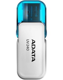 Накопитель USB 2 0 64GB AUV240 64G RWH UV240 белый Adata