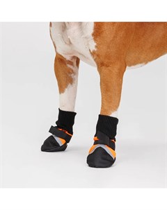 Ботинки на липучках для собак размер 5 оранжевые Rungo