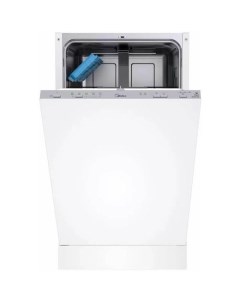 Встраиваемая посудомоечная машина MID45S120i узкая ширина 44 8см полновстраиваемая загрузка 10 компл Midea