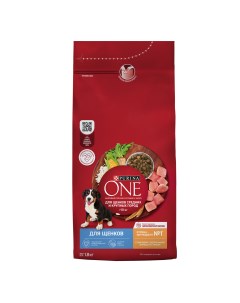 Сухой корм Пурина УАН для щенков средних и крупных пород с курицей Purina one