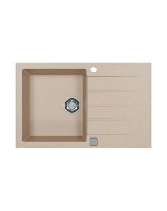 Кухонная мойка Granital Cadit 20 Beige G55 790х500х200 с сифоном бежевая 1132024 Alveus