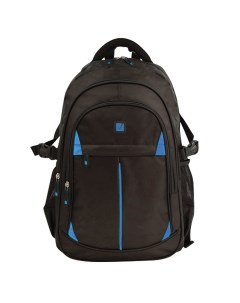 Рюкзак Titanium формоустойчивая 2 отделения чёрный синий 224734 Brauberg