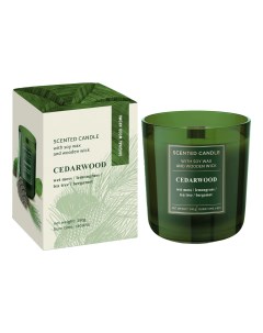 Свеча ароматическая в стакане Candles Wood 150 г в ассортименте аромат по наличию Bartek