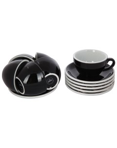 Кофейная пара egg 200ml цвет черный black BBK Упаковка 6 шт Loveramics