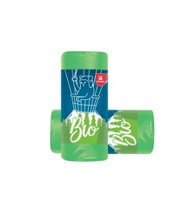 Мешки для мусора UFAPACK биоразлагаемые зеленые 120 л 2 упаковки по 10 шт Nobrand