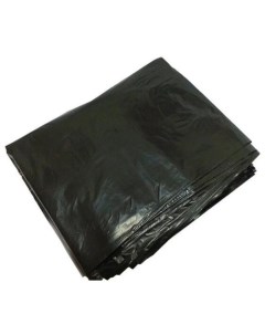 Пакеты для мусора 120л Стандарт 70х110см 25мкм черные ПВД 50шт в пачке 5 уп Ромашка