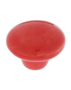 Ручка кнопка Ceramics 002 керамическая красная Nobrand