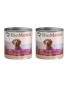 Консервы для собак мясное ассорти 2 шт по 750 г Biomenu