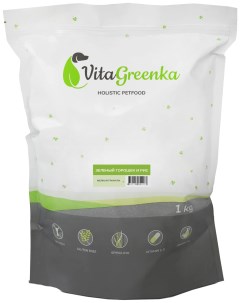 Сухой корм для собак зеленый горошек и рис 2 5 кг Vitagreenka