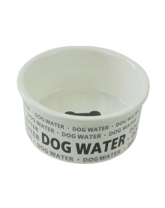 Миска для собак Dog Water белая 260 мл Foxie