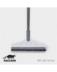 Щетка для пола и мытья труднодоступных мест стыков с водосгоном ворс углом 3 см 107 22 4 5 см Raccoon