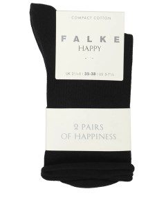 Набор из двух пар хлопковых носков Happy Falke