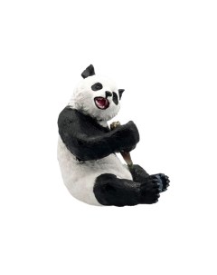 Фигурка Панда сидит ест бамбук Детское время