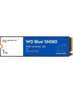 Внутренний SSD накопитель WD Blue SN580 1 TB WDS100T3B0E M 2 PCI E 4 x Blue SN580 1 TB WDS100T3B0E M Wd