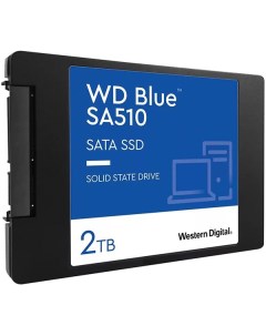 Внутренний SSD накопитель WD Blue SA510 2 TB WDS200T3B0A 2 5 SATA III Blue SA510 2 TB WDS200T3B0A 2  Wd