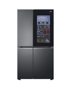 Холодильник двухкамерный GC Q257CBFC Side by Side инверторный графит темный Lg