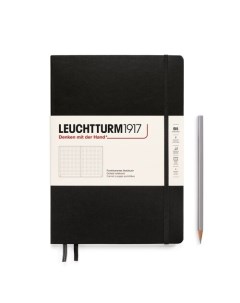 Блокнот Leuchtturm1917 Composition 109 листов B5 в точку твердая обложка черный