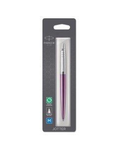Ручка шариковая Jotter Victoria Violet Chrome CT фиолетовая синие чернила 1 0 мм Parker