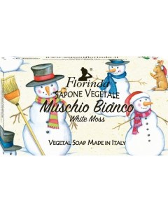 Мыло Новогоднее Волшебство Белый Мускус Muschio Bianco 100 г Florinda