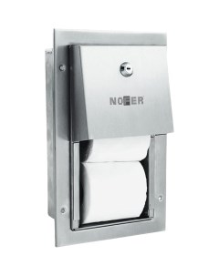 Двойной вертикальный встраиваемый диспенсер для туалетной бумаги Nofer