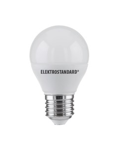 Лампа светодиодная E27 6500К 7 Вт 595 Лм 170 240 В шар матовая Elektrostandard