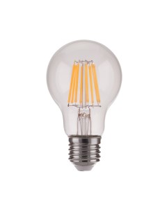 Лампа светодиодная филаментная E27 4200К 9 Вт 1050 Лм 230 В груша прозрачная Elektrostandard