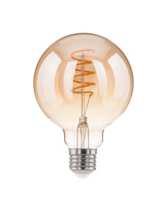 Лампа светодиодная филаментная Е27 2700К 5 Вт 450 Лм 230 В шар тонированная Elektrostandard