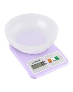 Весы кухонные LU SC1360 фиолетовые Lumme