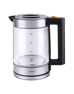 Чайник электрический LU 4107 1 8 л оранжевый черный Lumme