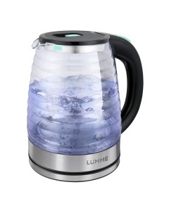 Чайник электрический LU 4101 2 л голубой черный Lumme