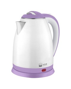 Чайник электрический HE KT193 2 л белый фиолетовый Home element
