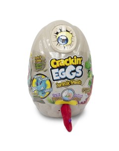 Мягкая игрушка Динозавр красный в яйце Парк Динозавров красный Crackin' eggs